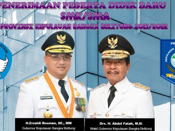 Jadwal PPDB SMA/SMK di Provinsi Kepulauan Bangka Belitung Tahun Pelajaran 2021-2022