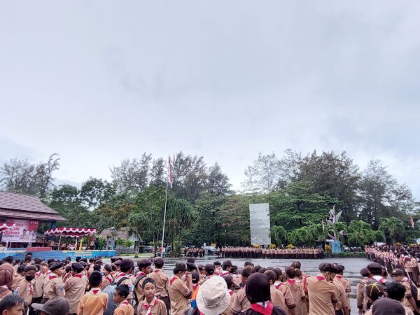 Ikuti Lomba Ketangkasan Pramuka KWARCAB Belitung