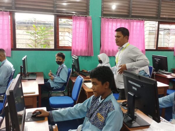 ANBK 2022 di SMPN 3 Tanjungpandan Berjalan Dengan Lancar