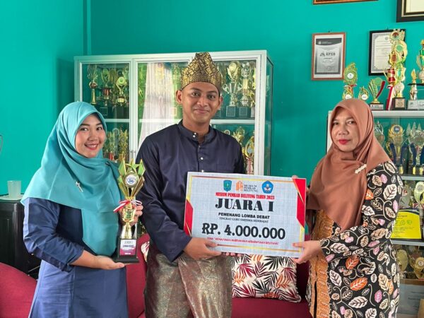 Utusan SMPN 3 Tanjungpandan Meraih Juara 1 Lomba Debat pada Kegiatan Gebyar Museum 2023
